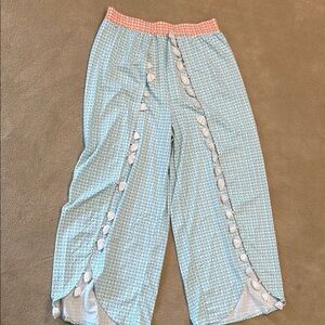 Cabana Life Blue and White Swim Coverup